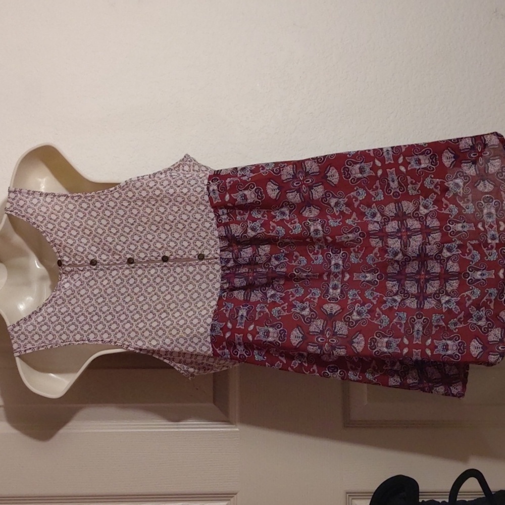 Red pattern tank xxl - Picture 3 of 3